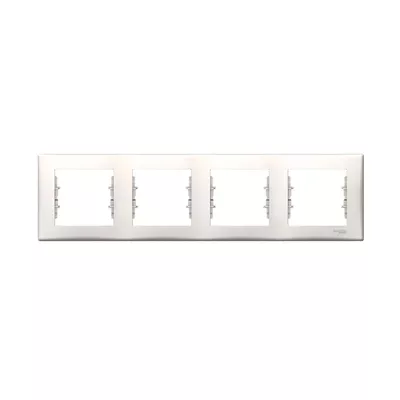 Рамка Schneider Electric Sedna кремова 4-кратна SDN5800723