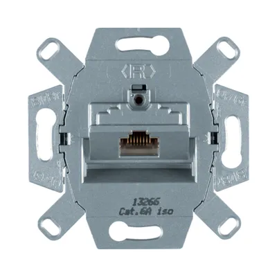 Комп'ютерна розетка Berker RJ45 екранована UAE 8-полюсн. Cat.6А 4586