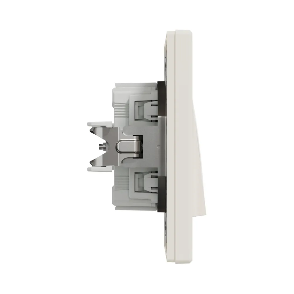 Кнопочный выключатель Schneider Electric Asfora крем самозажимной EPH0700123