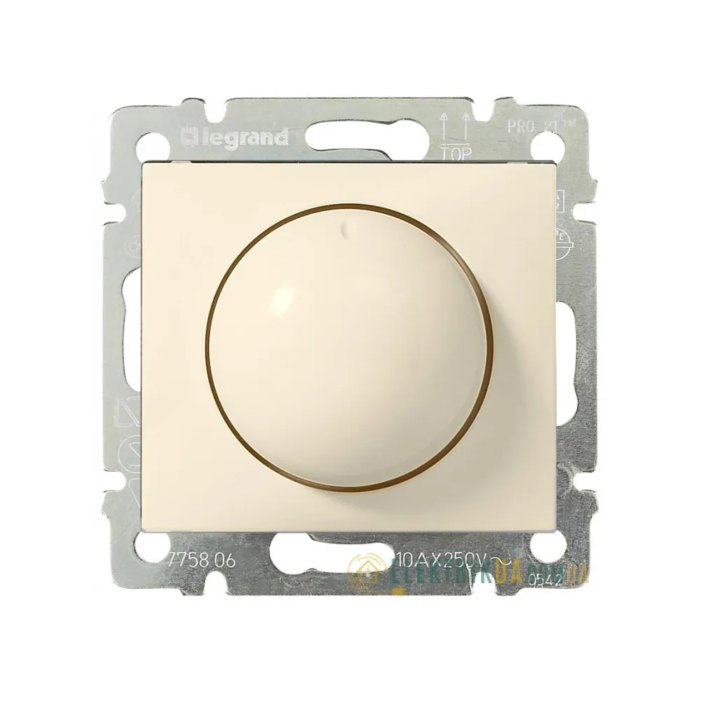Legrand Valena Classic Світлорегулятор 400 Вт Алюміній 774161