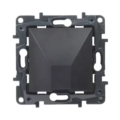 Вивід кабелю Legrand Niloe Step з фіксатором чорний 863529
