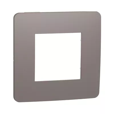 Рамка одномісна Schneider Electric Unica New Studio Color шоколад/білий NU280216