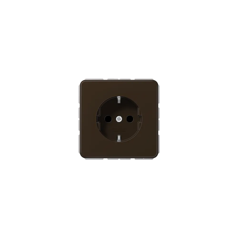 JUNG CD Розетка SCHUKO коричневий CD1520BR