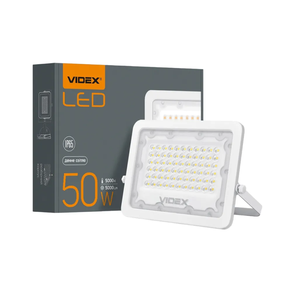 LED прожектор VIDEX F2e 50W 5000K VL-F2e-505W