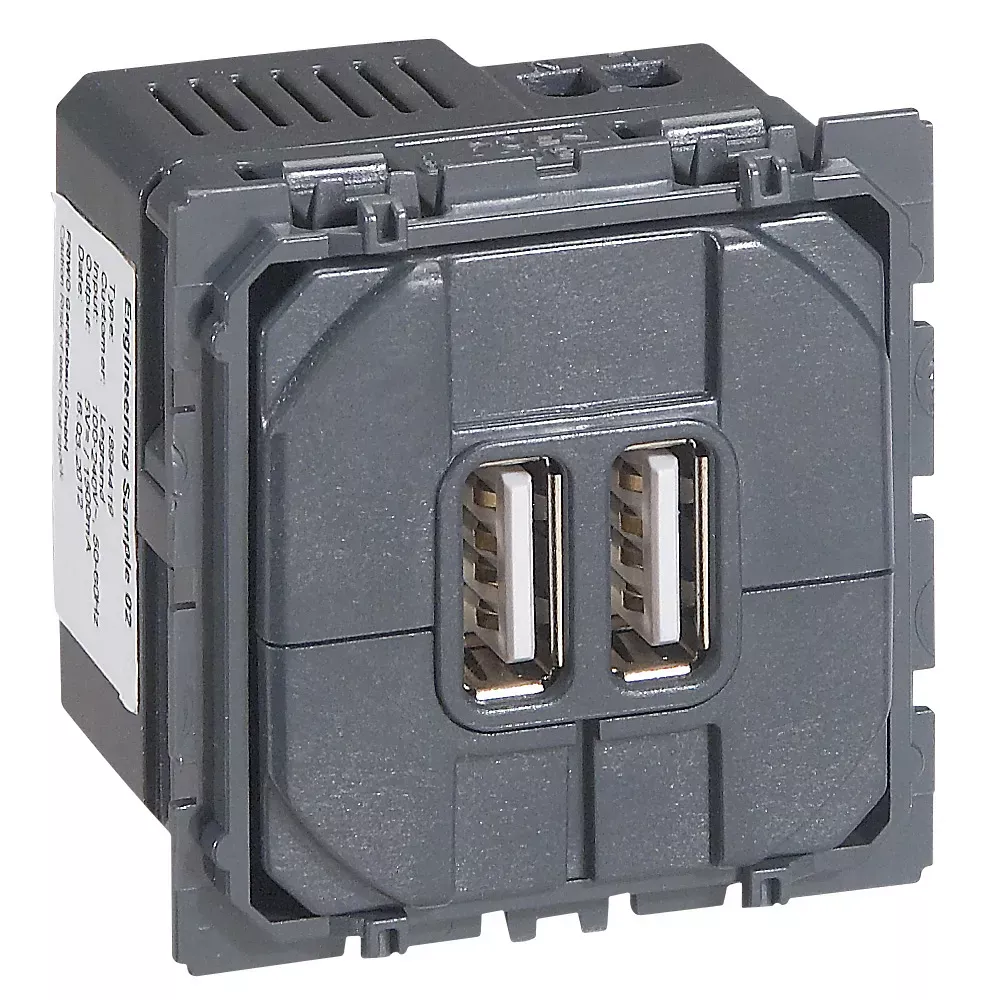 Legrand CELIANE Механізм Розетка 2хUSB 5В 1500 мA 67462