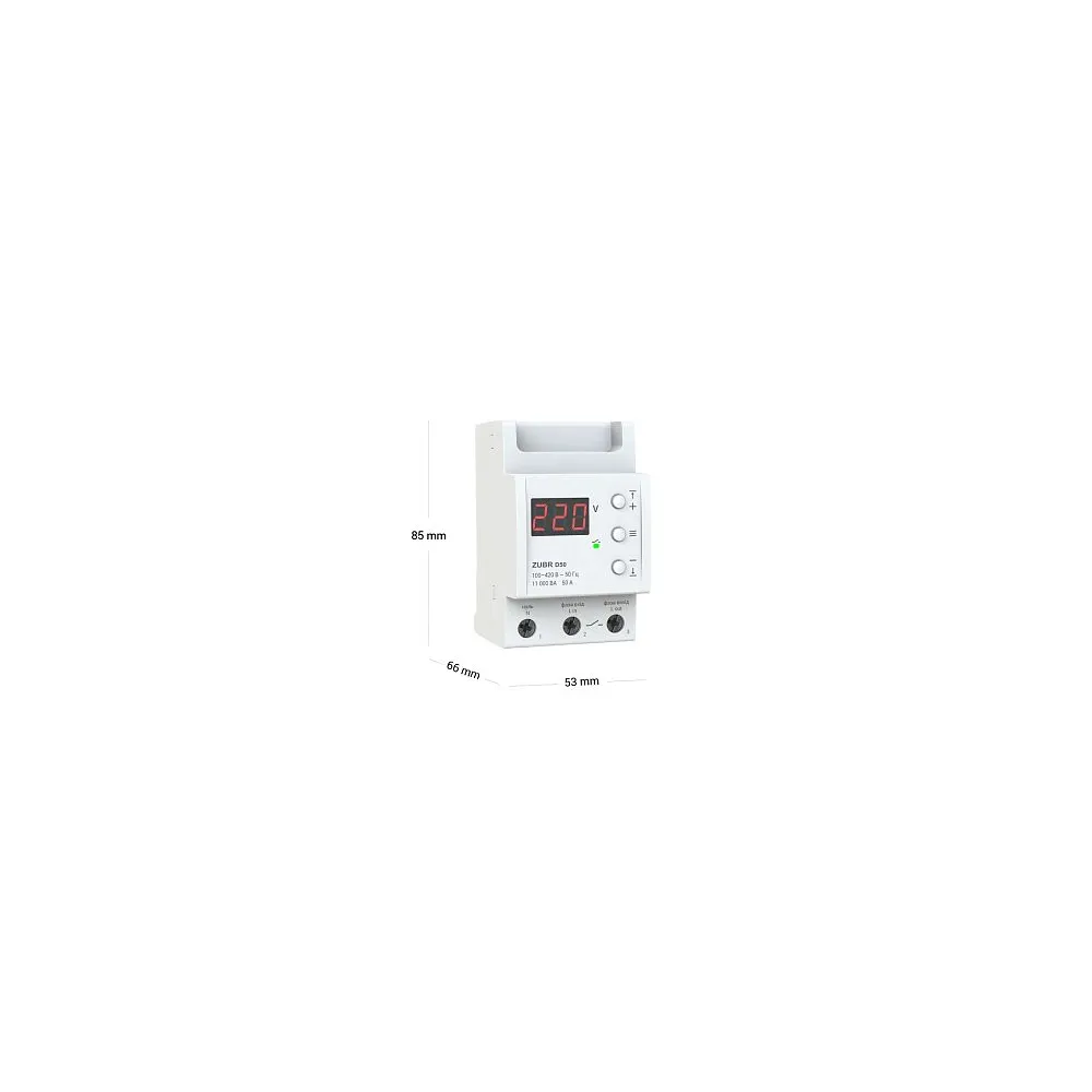 Реле напруги ZUBR 50A (max 60A) 11000BA D50
