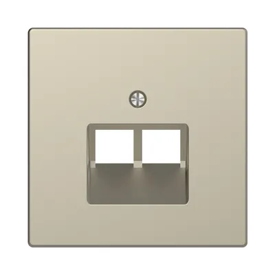 Schneider Merten D-Life ЦЕНТР. НАКЛ. для 2*RJ45 САХАРА MTN4522-6033