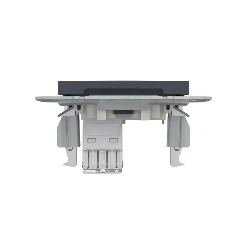 Розетка комп'ютерна Schneider Electric Asfora антрацит RJ-45 кат 6 UTP внутрішня EPH4700171