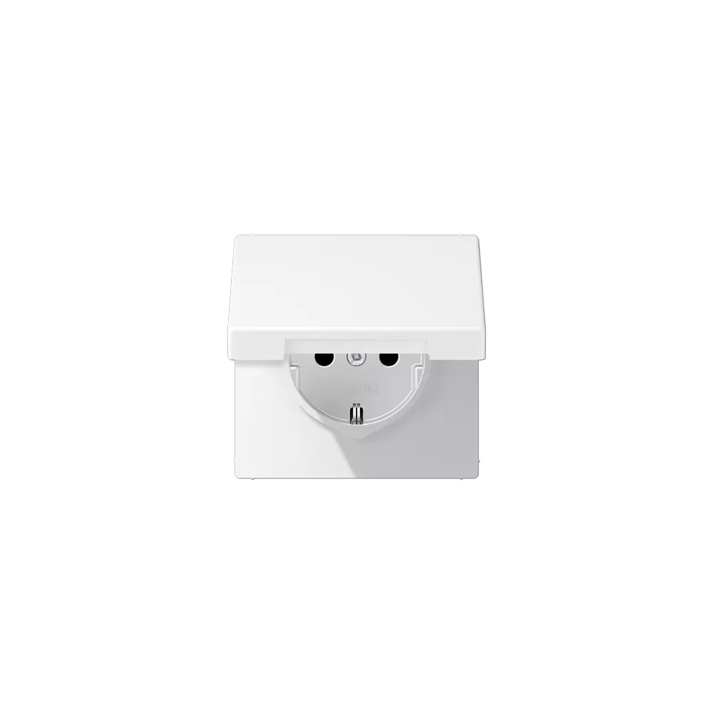 JUNG LSx-механізм SCHUKO®-розетка 16 A / 250 B ~ білосніжний матовий LS1520BFKLWWM