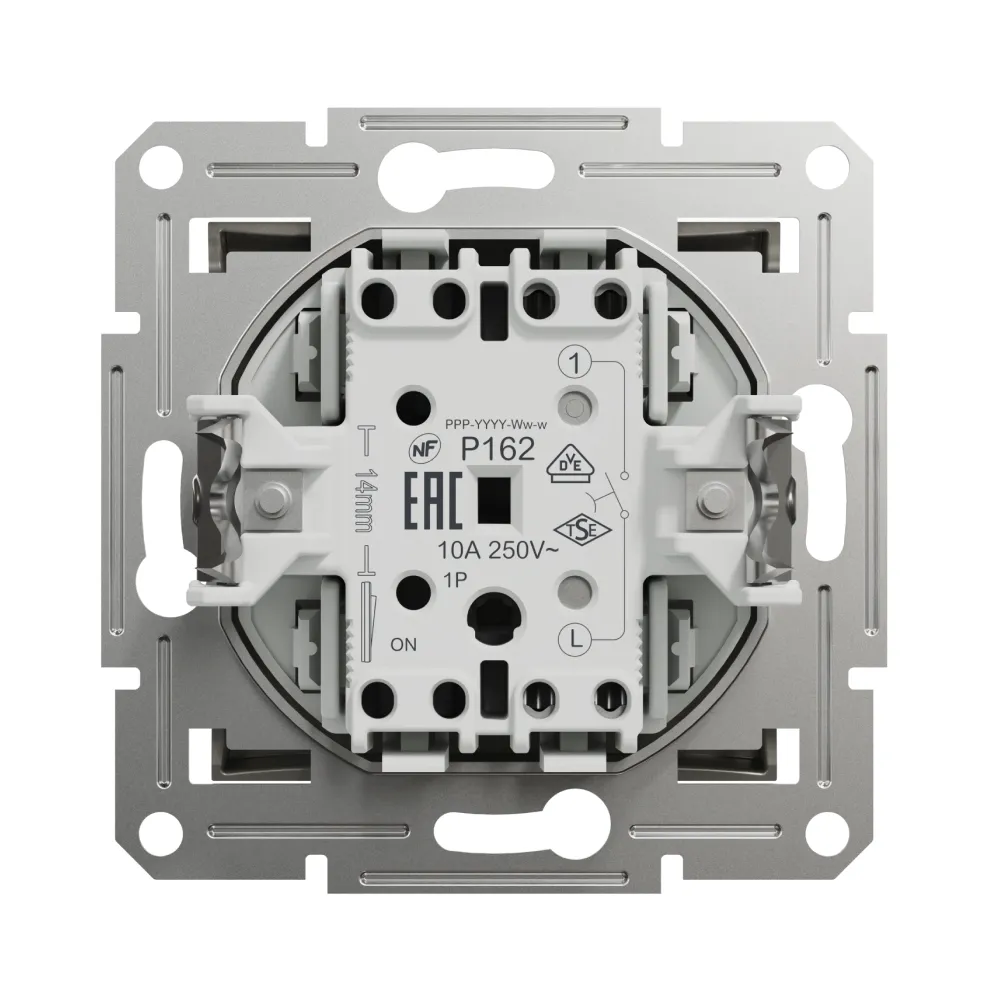 Кнопковий вимикач Schneider Electric Asfora бронза самозажимний EPH0700169