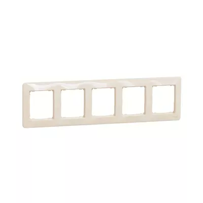 Рамка Schneider Sedna Design 5-ти кратна бежевий SDD312805