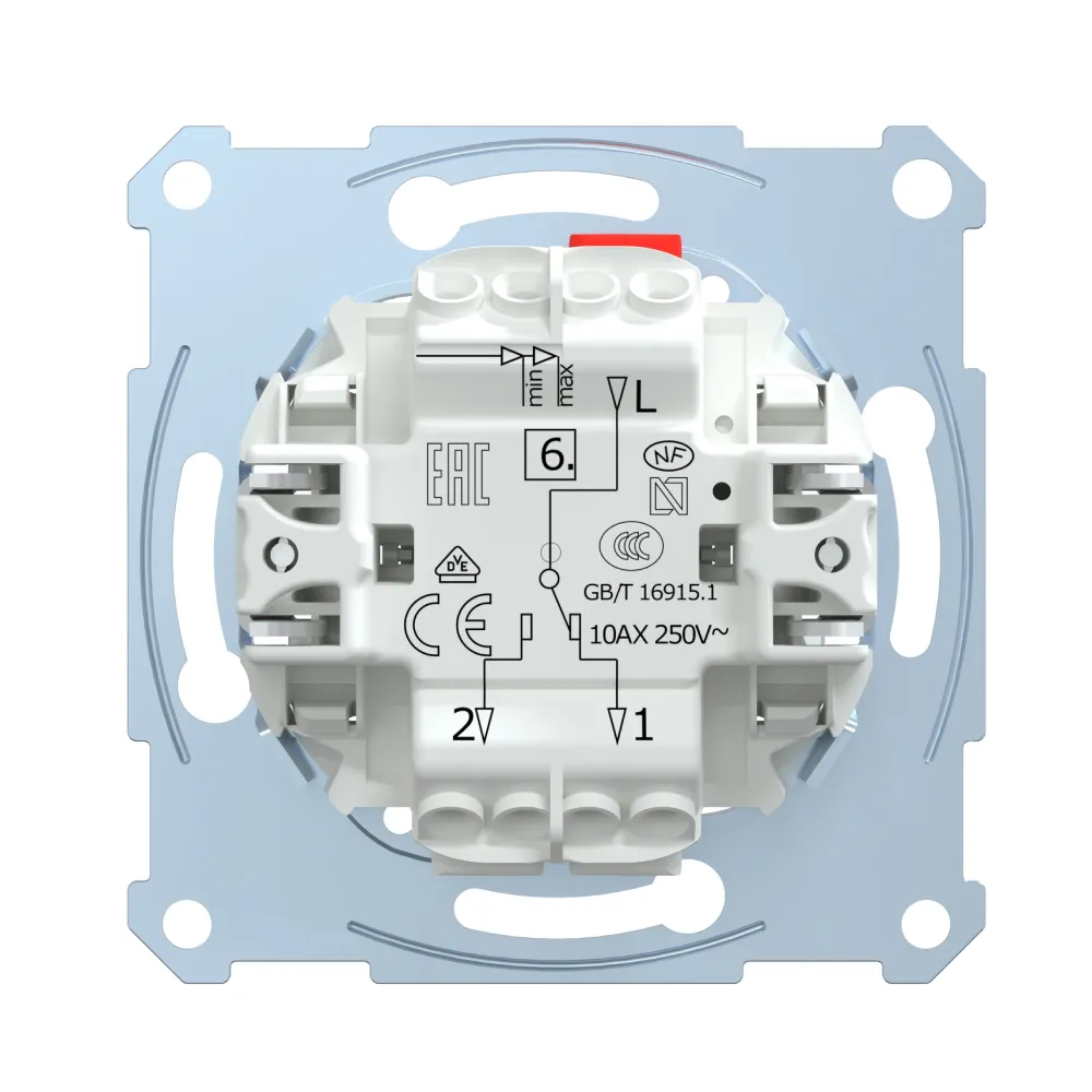 Механизм 1-клавишного проходного выключателя Schneider Electric Merten MTN3116-0000