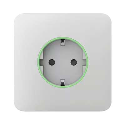 Фронтальная панель Ajax SoloCover basic type F для встраиваемой розетки white 89055.164.WH