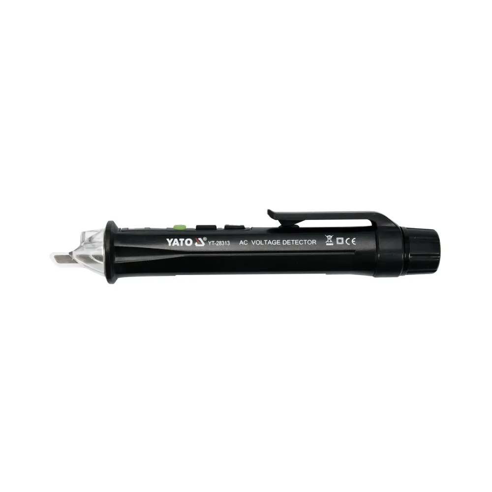 Индикатор напряжения сети YATO 12/48-1000В с фонарем питания 2хААА YT-28313