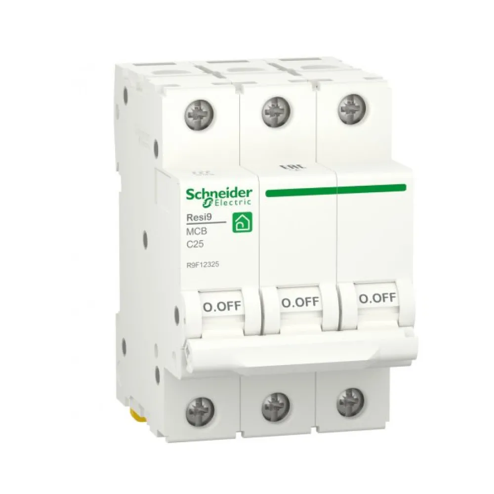 Автоматичнй вимикач Schneider Electric Resi 9 С 3p 25A R9F12325