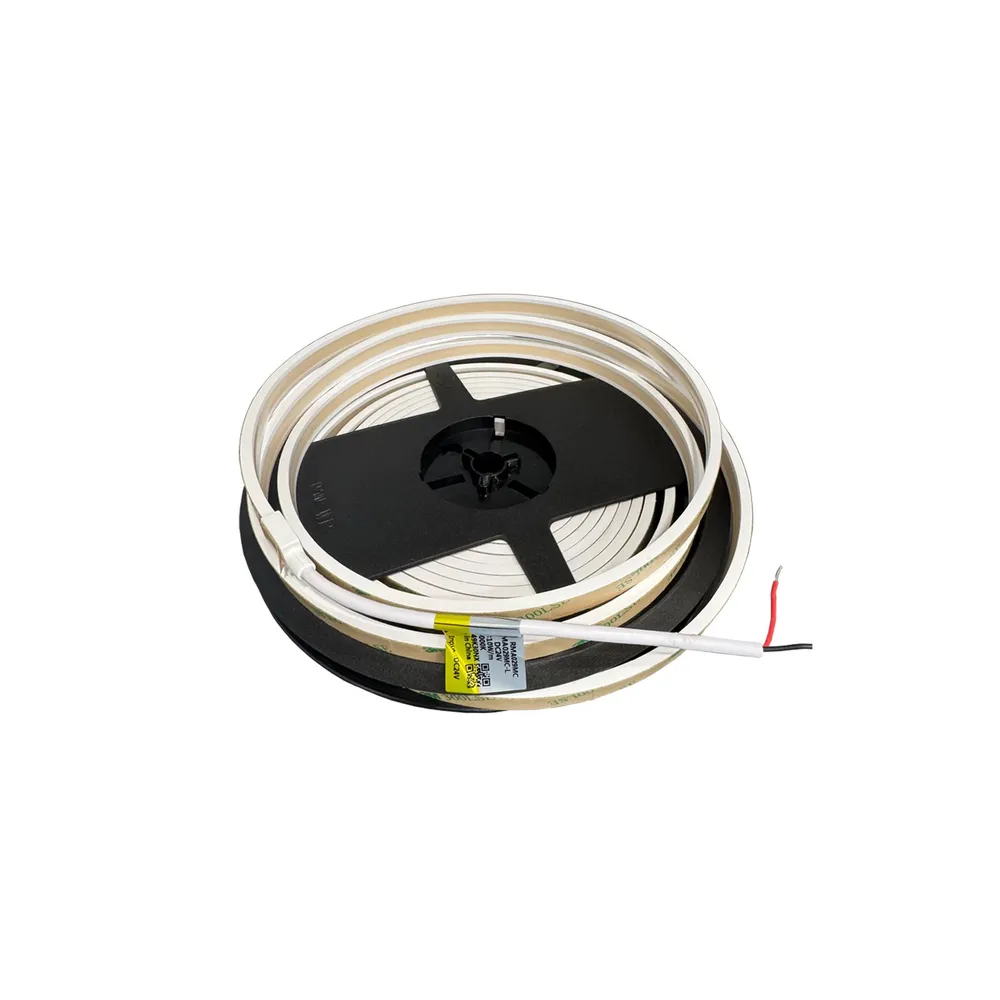 LED стрічка RISHANG 24В 4000К - нейтральний 10 Вт/м COB-600-IP68-WW-10-24 RMA029MC-L CRI90 21871