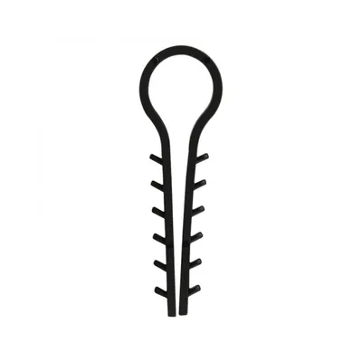 Дюбель-хомут Елочка Fissaggio для круглого кабелю 16 мм 100 шт./п F/DK16mm black