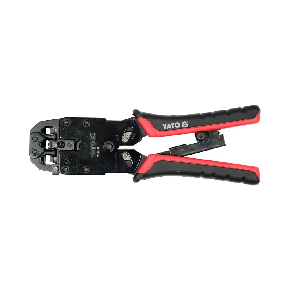 Кліщі Yato для обжиму і зачистки проводів тип RJ45 / RJ10 / RJ11 YT-22443