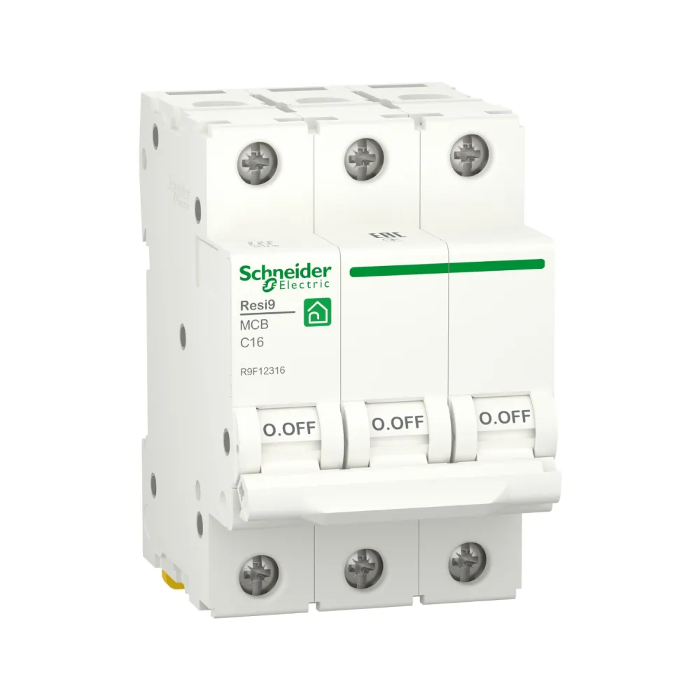 Автоматический выключатель Schneider Electric Resi 9 С 3p 16A R9F12316