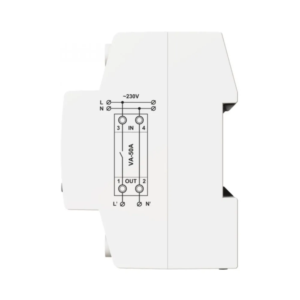 Реле напруги DigiTOP 50 А (max 63A) VA-50A M2R