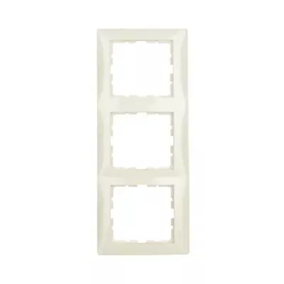 Рамка 3 поста Berker S.1 білий 10138982