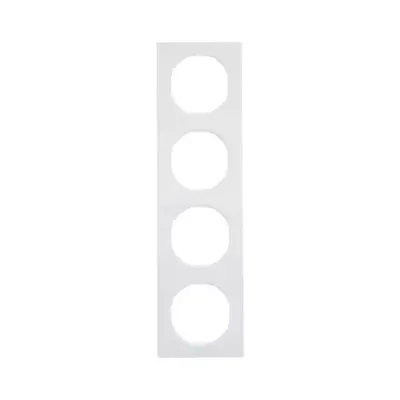 Рамка 4 поста Berker R.3 полярная белизна 10142289