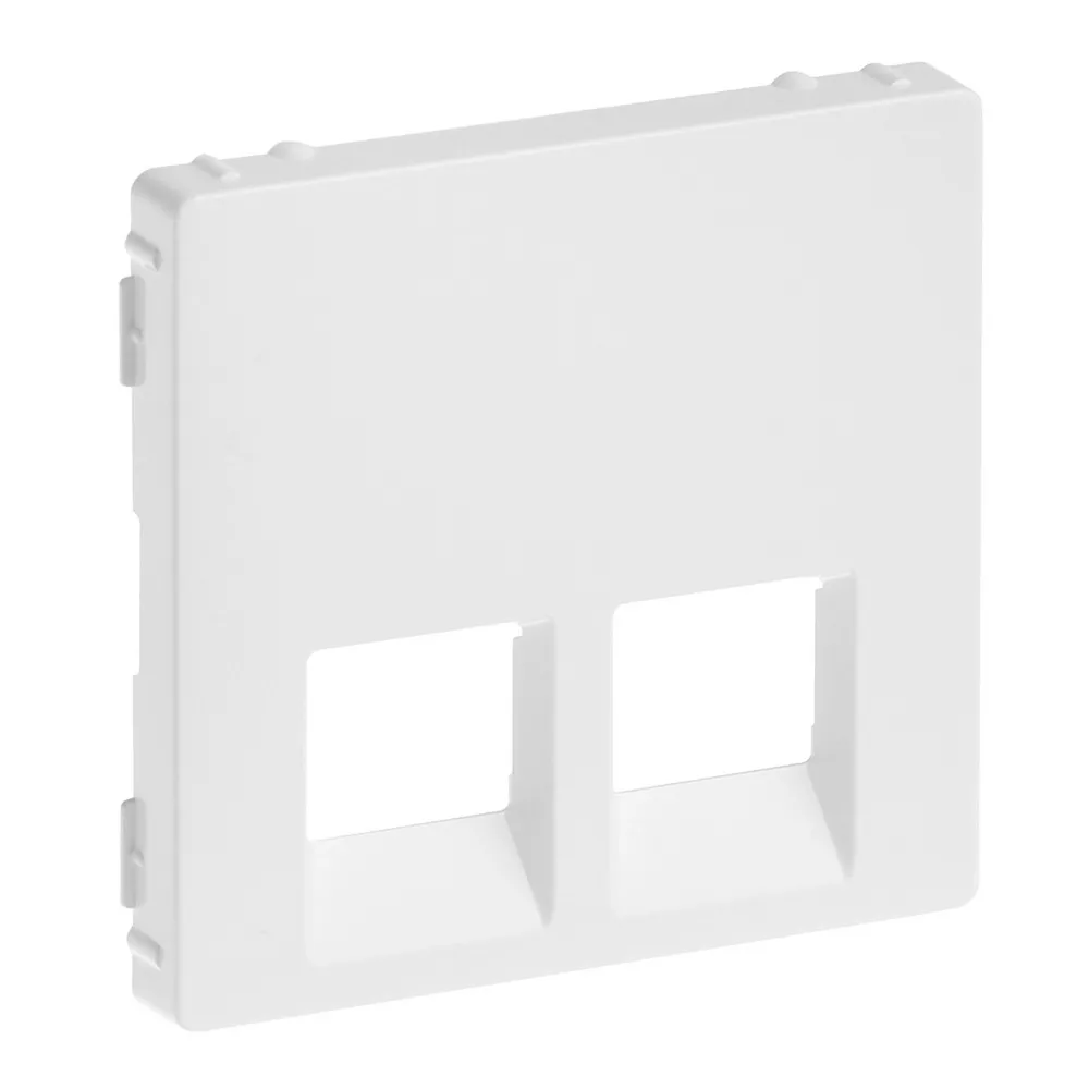 Накладка розетки Legrand Valena LIFE RJ11+RJ45 двойная белый 755420