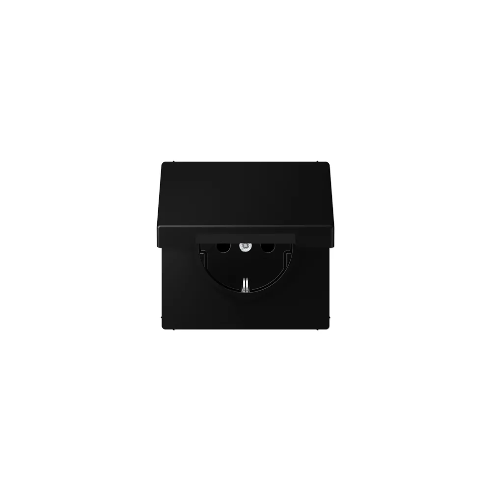 JUNG LS.x механізм SCHUKO®-розетка 16 A / 250 B ~ матовий чорний графіт LS1520BFKLSWM