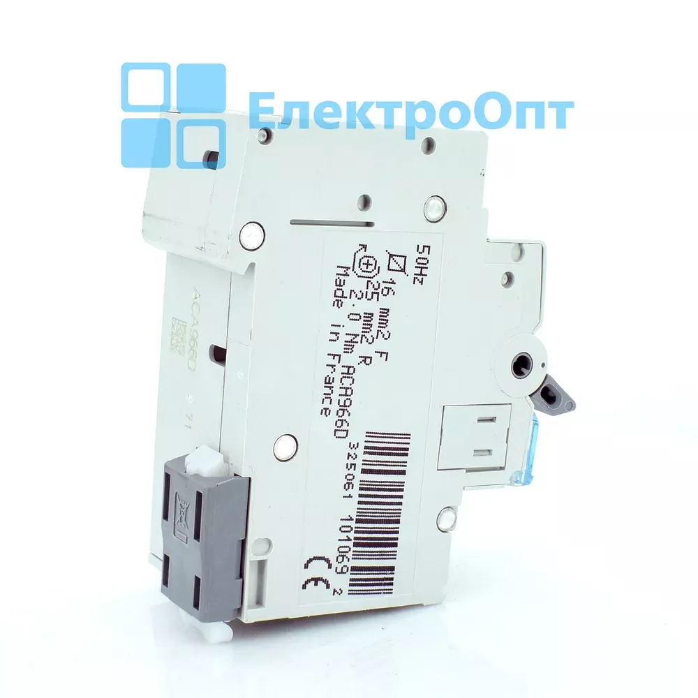 Hager Диференційний автомат Тип A 10mA 1P+N C-16A 6kA ACA966D