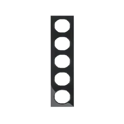 Рамка 5 постов Berker R.3 черный 10152245