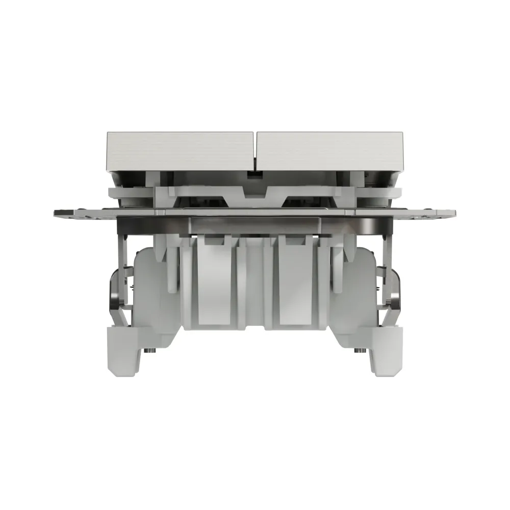 Выключатель Schneider Electric Asfora двухклавишный самозажимной кнопочный бронза EPH1100169