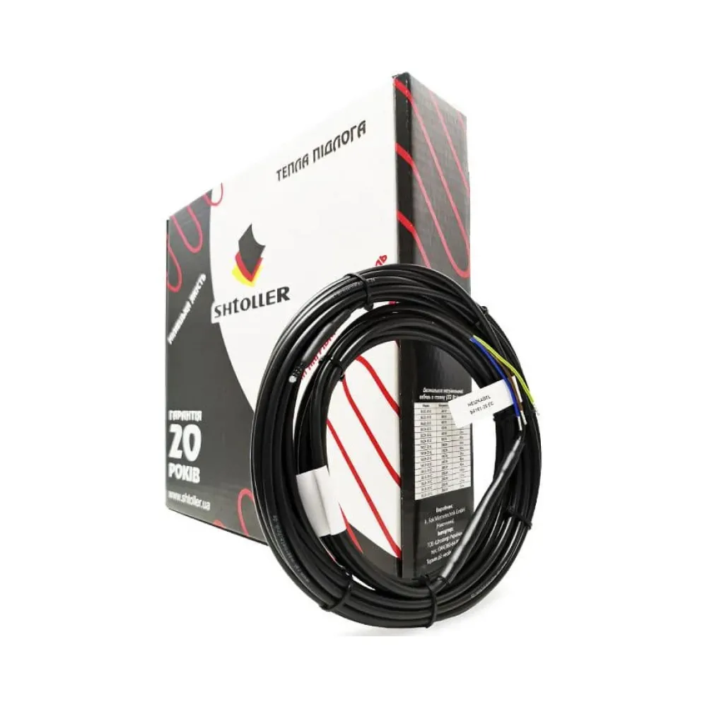 Нагревательный кабель Shtoller EC 20-3000 A.Rak 150м/п S6115-20