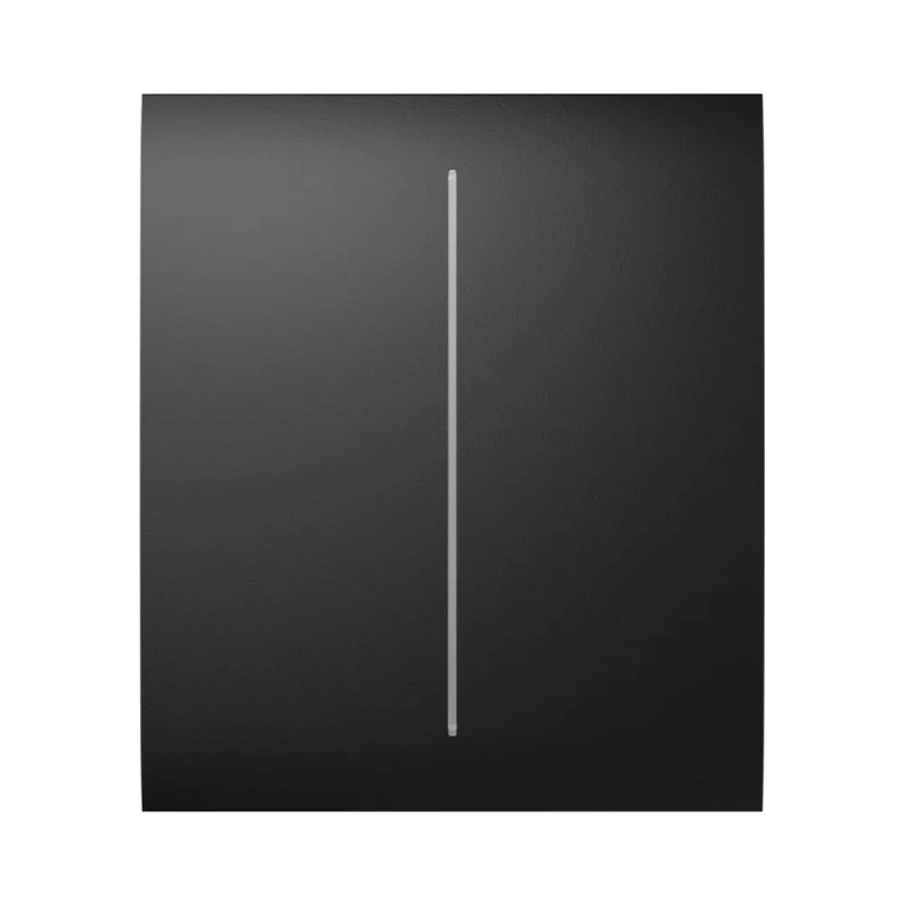 Накладная панель AJAX CenterButton для LightSwitch (2-gang) 45115.140.BL