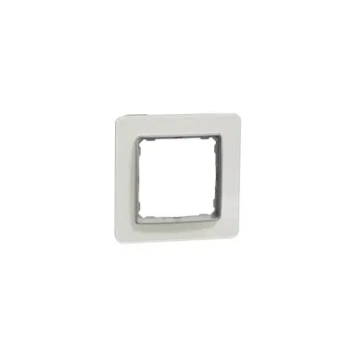 Schneider Sedna Design Рамка 1-а кратна Sedna Elements Біле скло SDD360801