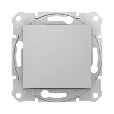 Выключатель Schneider Electric Sedna алюминий одноклавишный внутренний SDN0100160