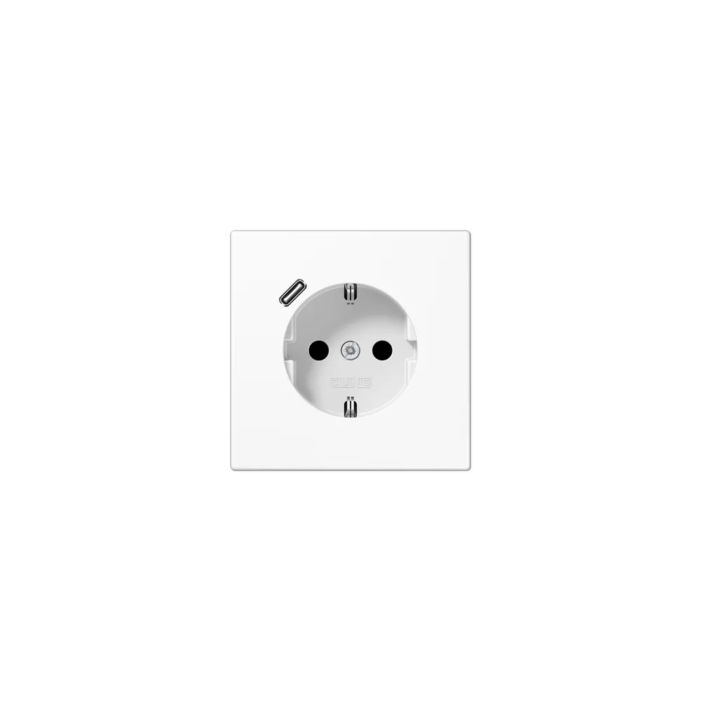 JUNG LSx-механізм Розетка SCHUKO® з USB-інтерфейсом білий LS1520-18CWW