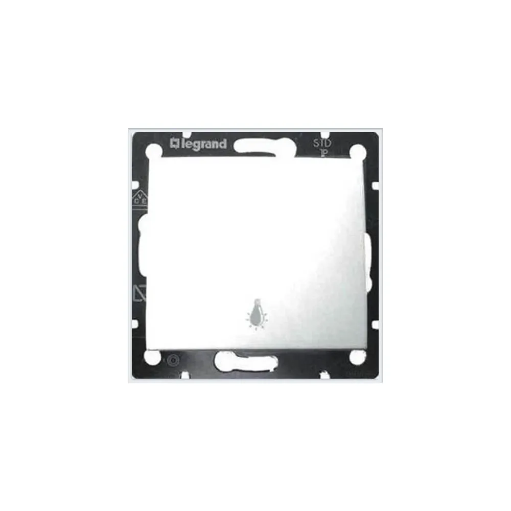 Legrand Valena Classic Вимикач без фіксації з символом лампи 10А Білий 774412