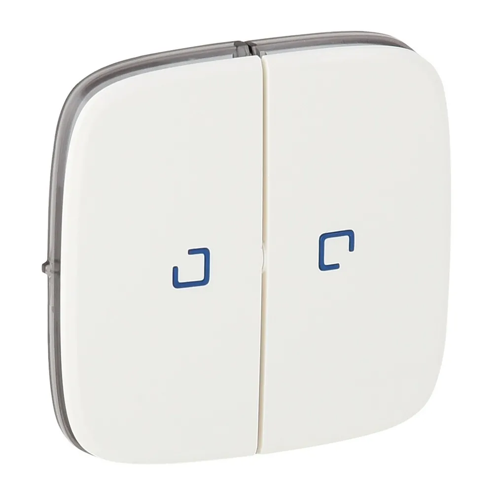 Legrand Valena ALLURE Клавіша вимикача 2-клавішного з підсвіткою Білий 755225