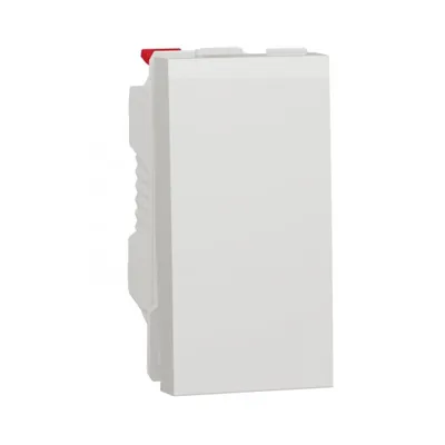 Вимикач Schneider Electric Unica New білий одноклавішний 1-модульний внутрішній NU310118
