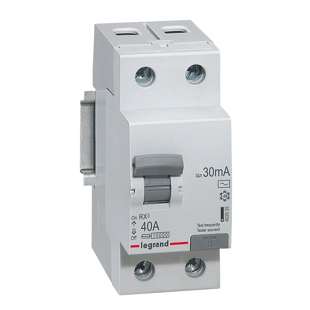 LEGRAND ПЗВ Диференційне Реле 30mA 40А 2п AC  402025
