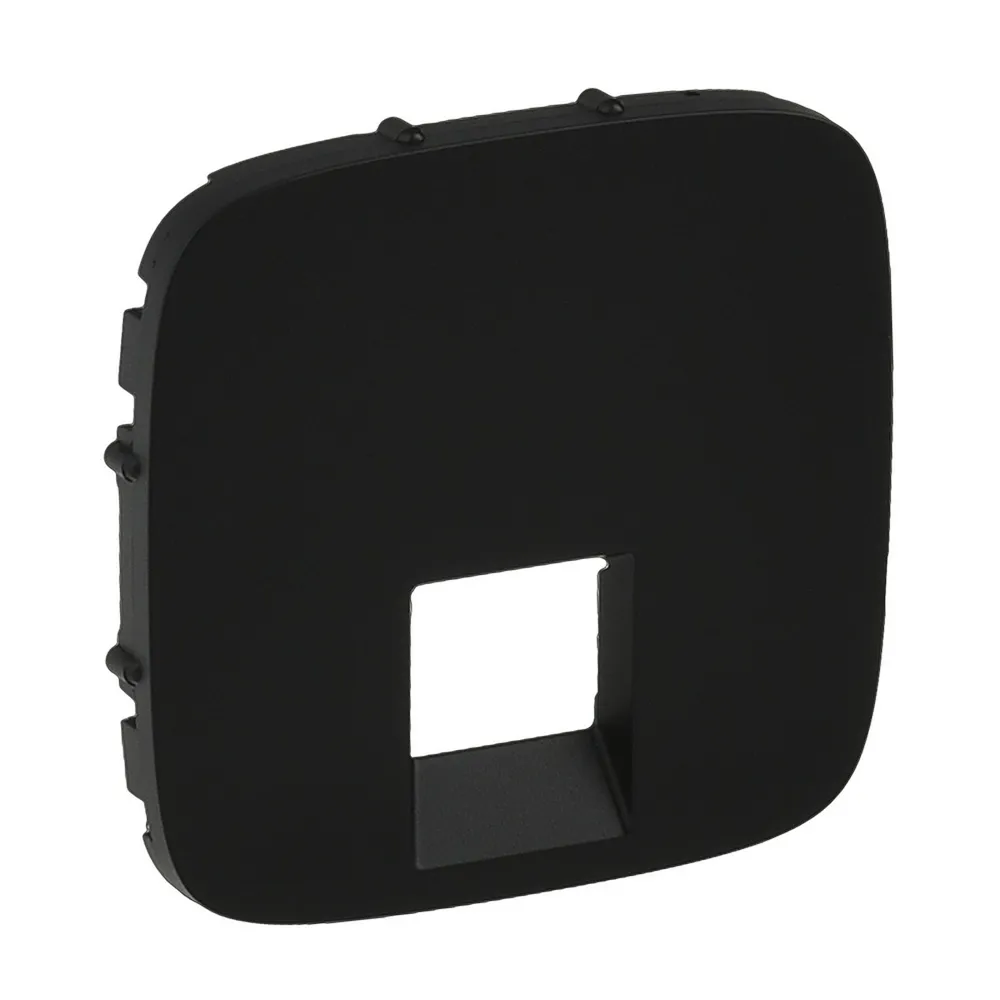Накладна панель розетки RJ11/RJ45 Legrand Valena Allure антрацит 755418