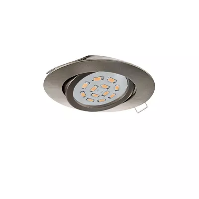 Світильник rec.spot GU10-LED 5W 3000K nickel-m. 31688 EGLO