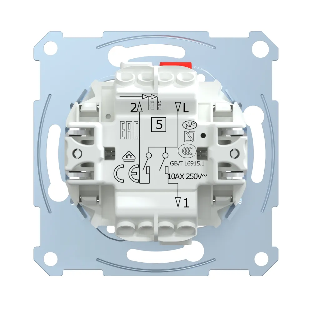 Механизм 2-клавишного выключателя Merten D-Life MTN3115-0000