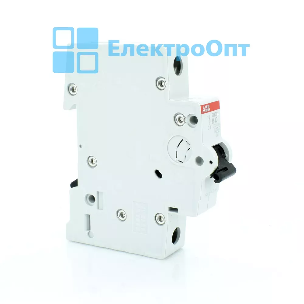 ABB Автоматичний вимикач, 6kA, 1p, SH201-B40