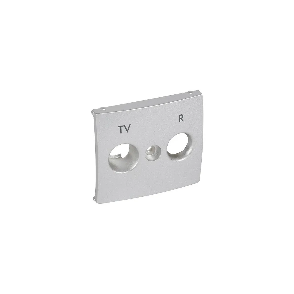 Legrand Valena Classic Накладка Д/Роз ТV/Fm Алюміній 770142