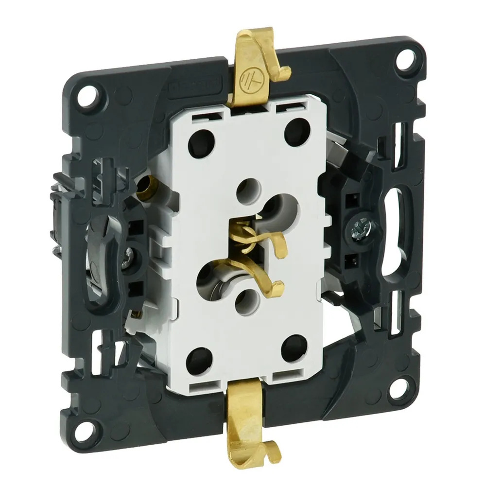 Розетка Legrand Valena INMATIC подвійна 2К+З 16А 250В зі шторками автоматичні клеми 753031