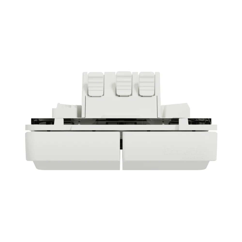 Механизм Schneider Electric Mureva двухклавишного переключателя сх6+6 белый IP55 MUR39022
