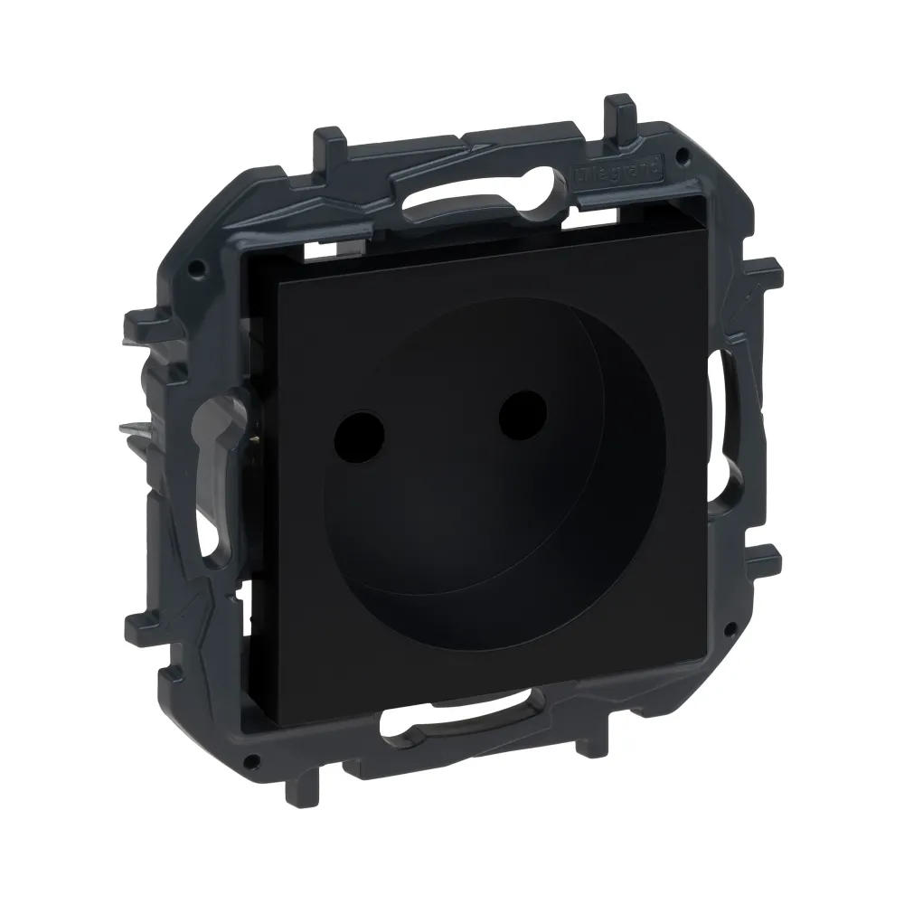 Legrand NLSB Розетка 2К 16А гв.кл.Чорн 863519B