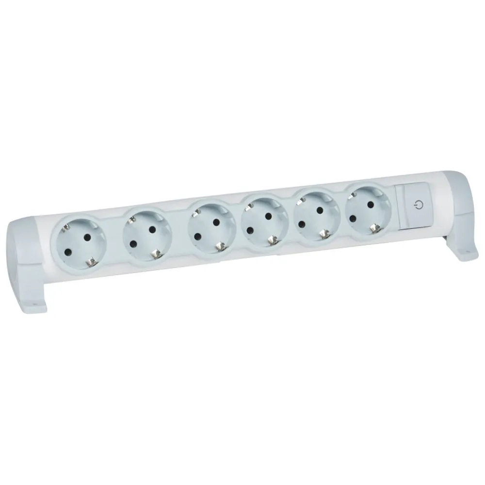 Legrand Подовжувач 6x2К+З без кабеля комфорт   694639