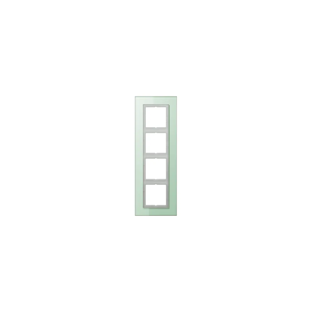 JUNG Рамка для вимикача 4-кратна LSP984GLAS
